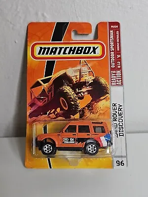 Matchbox Outdoor Sportsman 8/12 (2008) Orange Land Rover Discovery Toy #96 • $19.95