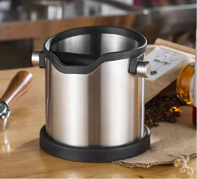 $46.99 • Buy 304 Stainless Steel Coffee Knock Box/Tube For Home Grounds Or Coffee Shop