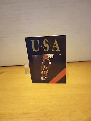 1984 USA MICHAEL JORDAN Olympic Team GOLD Medal Winner Basketball Card Promo Vin • $1.99