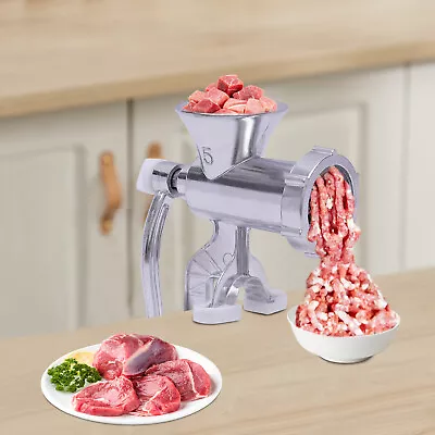 Table Hand Crank Meat Grinder Mincer Stuffer Manual Sausage Noodle Maker Machine • $20.90