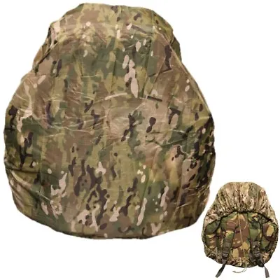 Small Rucksack Cover 45l Daysack Army Btp Mtp Camouflage Cover Waterproof • £15.99