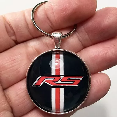 Vintage Chevrolet Rally Sport Camaro RS Emblem Badge Reproduction Keychain • $12.95