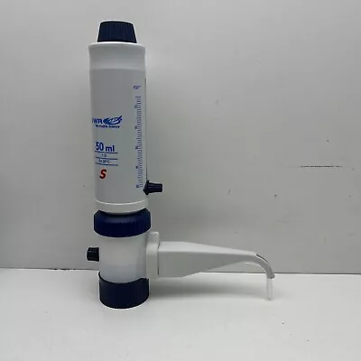 VWR LabMax Adjustable Bottletop Dispenser 50mL • $99.99