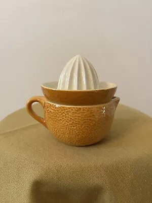 Sweet Vintage Ceramic Juicer Marked Germany • $15.99