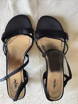 Mossimo Strappy Black Sandals Size 8.5 Women’s Open Heel And Toe • $10