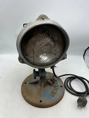 Vintage Industrial Generac Flood Light Spot Light Lamp - Tested Works • $116.99