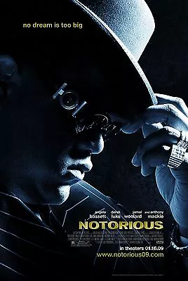 Notorious (2009) POSTER |4 Sizes| #1 B.I.G. Biggie Smalls Rap HipHop Vinyl CD LP • $19.95