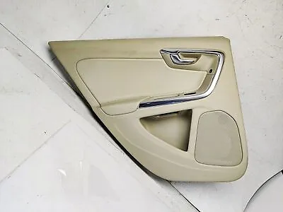 2011-2012 Volvo S60 Sedan 4-Door Rear Left Driver Interior Door Trim Panel Beige • $113.30