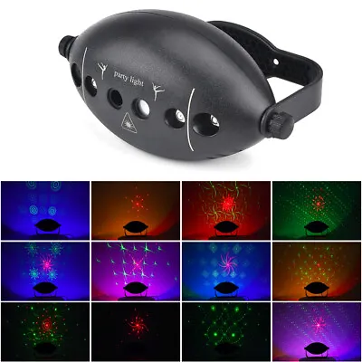 Laser Stage Lighting RGB Pattern Projector LED+RGB DJ Disco KTV Show Party Light • $26.07