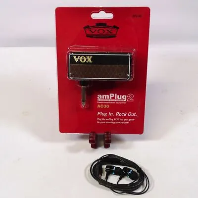 Vox AmPlug2 AC30 AP2-AC Headphone Guitar Amplifier. Includes Free Earbuds. • $49.99