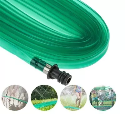 £7.99 • Buy Flat Soaker Hose Pipe Garden Lawn Sprinkler Drip Irrigation Plants Water Spray