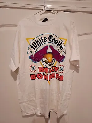 VTG White Castle BELLY BOMBERS 1989 CHANGES TAG T-SHIRT SIZE XL Single Stitch  • $62.99