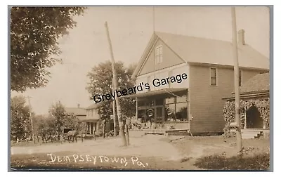 RPPC Small Town General Store DEMPSEYTOWN PA Venango County Real Photo Postcard • $29.99