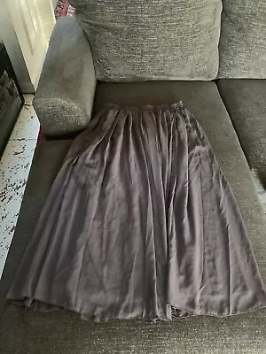 New Womens Maxi Midi Flowy Long Boho Peasant Style Plus Size Sheer Chiffon Skirt • $34.99