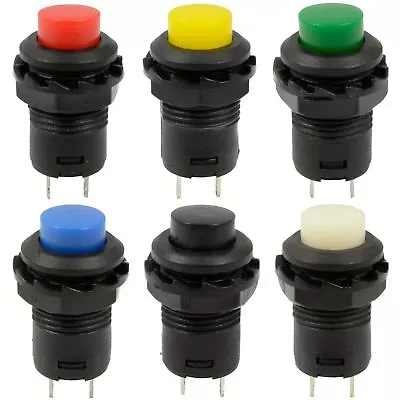 12mm Momentary / Self-locking Push Button Round Toggle Switch ON/OFF Car Boat • $3.49