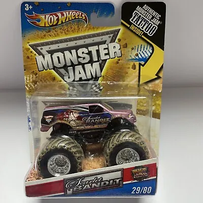 Hot Wheels Monster Jam Scarlet Bandit Tattoo Series Mud Trucks • $17.99