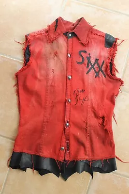 Nikki Sixx Owned Worn & Signed Vest From Motley Crue 2005-06 Tours The Dirt • $24500