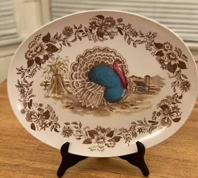 Vintage 1960s Royal Nottingham By Northern Turkey Platter  Melmac  Melamine16  • $15