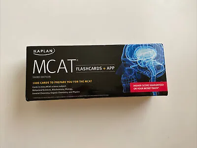 Kaplan MCAT Flash Cards Third Edition 1000 Cards Excellent Condition • $9