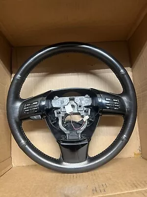 2007-2009 Mazda Cx-9 Black Leather Steering Wheel With Nav And Audio Controls • $150