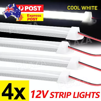 $15.50 • Buy 4x LED Strip Lights Bar Car 12V Caravan Boat Fishing Camping Light Interior Lamp