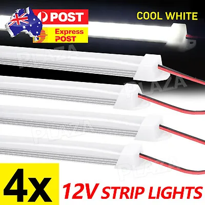 4x LED Strip Lights Bar Car 12V Caravan Boat Fishing Camping Light Interior Lamp • $13.95