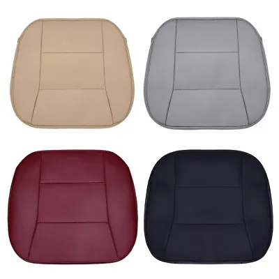 $15.99 • Buy PU Leather Car Seat Cover Breathable Front Seat Cushion Mat Protector Universal