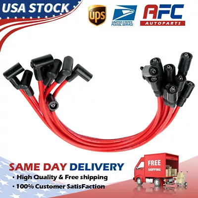 86646 9*Spark Plug Wires For GMC Chevy C1500 C2500 C3500 96-99 5/5.7L V8  • $28.26