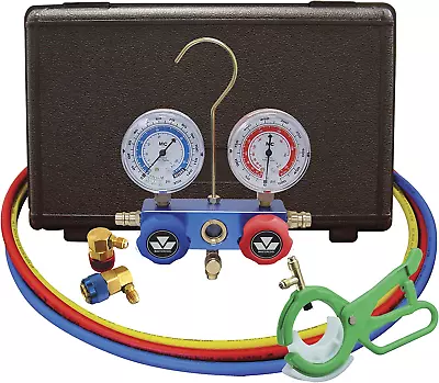 Mastercool 89660-PRO5 R134a Manifold Gauge Set  Blue • $172.98