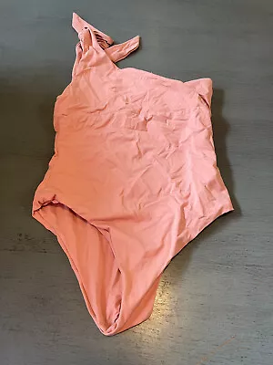 Pink One Shoulder TAVIK One Piece  Swimsuit  Size Medium • $4.99