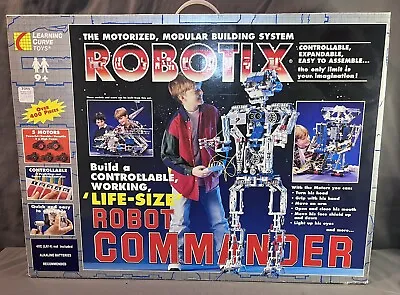 Vintage 1996 Robotix Robot Commander Motorized Kit TRUE FACTORY Sealed RARE!!! • $279.99