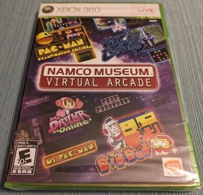 $38.90 • Buy Namco Museum: Virtual Arcade (Xbox 360, 2008) BRAND NEW-UNOPENED FACTORY SEALED