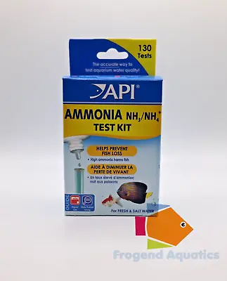 API Ammonia Test Kit NH3/NH4 Liquid For Freshwater And Marine Saltwater Aquarium • £12.75