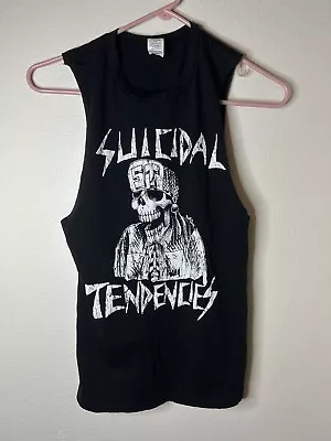 Suicidal Tendencies Shirt Men's XS Vintage ST Cut Off Tank Top Black No Tag • $34.99