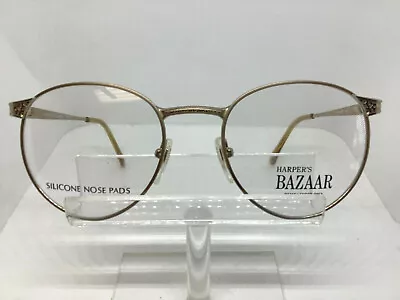 Vintage Harper’s Bazaar 8 Eyeglasses Sunglasses Round Gold  • $28.95