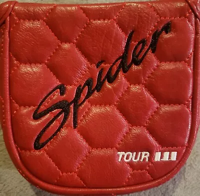 Spider Tour Red Golf Mallet Putter Head Cover Magnetic Lid For TaylorMade New • $15.99