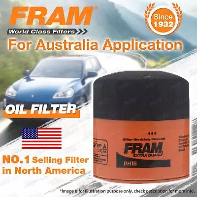 Fram Oil Filter For SEAT IBIZA 4Cyl 0.9 Petrol 01/1984-12/1993 Refer Z89A • $17.95