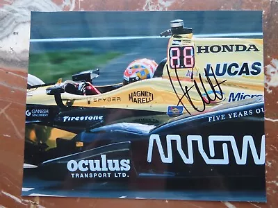 Signed Autographed 8 X 10 Photo Indy 500 Race Car Driver James Hinchcliffe • $4.95