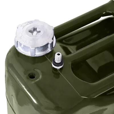 2x Jerry Can Oil Tank Steel 5Gallon 20L Army Backup Military Green • $64.99