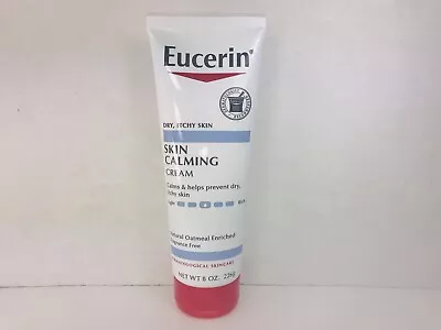 1 Eucerin Skin Calming Cream Natural Oatmeal Enriched - Dry Itchy Skin 8 Oz. • $11.98