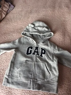 £3 • Buy Baby Gap Grey Hoodie 6-12 Months Zip