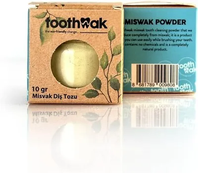 Toothwak 100% Natural Miswak Powder With Minerals For Clean And Teeth Whitening • £5.99