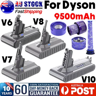 9Ah For Dyson V6 Battery V7 V8 V10 DC31 Type A/B SV03 SV04 SV05 DC58 DC59 6.5Ah • $42.99
