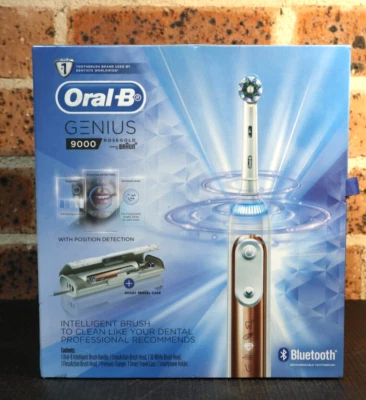 $100 • Buy Oral-B Genius 9000 Electric Toothbrush - Rose Gold