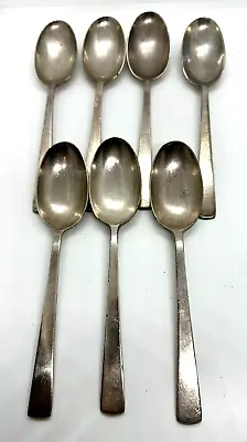Lot 7 Vintage Mappin & Webb Elkington Silverplate Dinner Spoons Mwe1 Pattern • $20.63