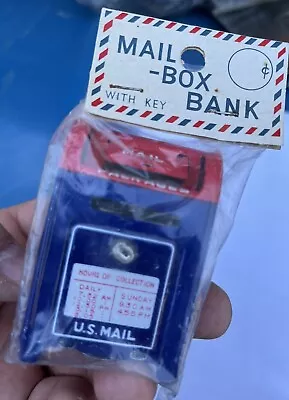 Vintage Mail Box Coin Bank IOP Unopened Small Size • $9.99