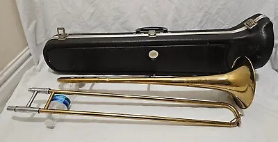 Vintage The Selmer Company Bundy Trombone Redesigned By Vincent Bach Corp • $148.31