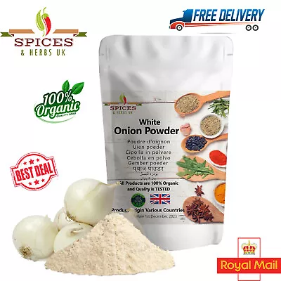 £4.45 • Buy 100% Natural Onion Powder Seasonings Spices Premium Quality 100g-1Kg Free P&P UK