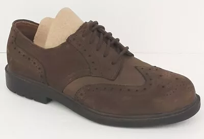 Streetcars Size 9.5 M SUEDE LEATHER Men's Oxford Shoes Brown Dress Formal • $23.99