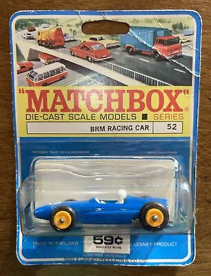 Matchbox Brm Racing Car Sealed Blister Carded #52 • $47.99